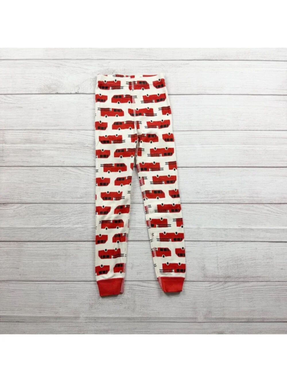 Hanna Andersson Organic Cotton Fire Truck Pajamas Set 5